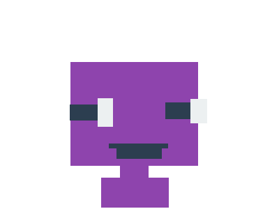 Also  I chilled out with me simping purple guy 