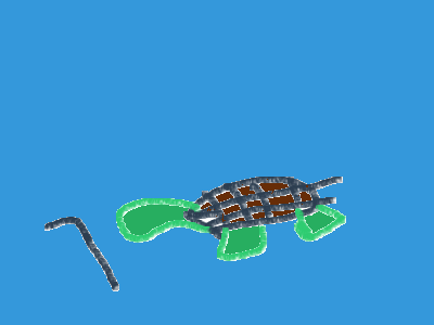 Turtle Vs straw