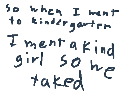 when I met my friend read chat