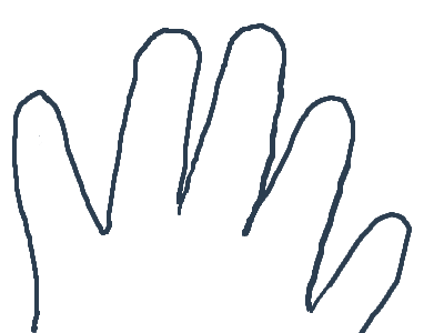 my actual hand sdoivdcnlks