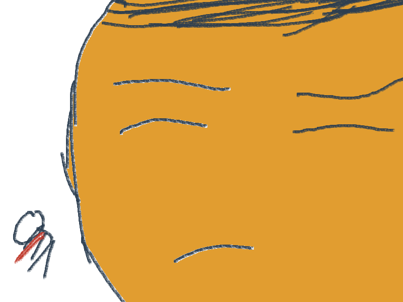 Dead body's slumped squid game