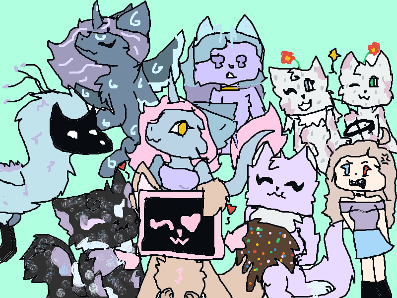All meh Oc's in one pic