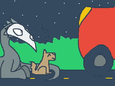 god of roadkill