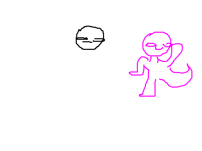 i cant even draw pink man