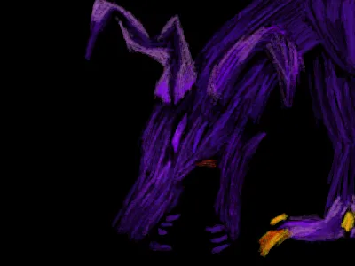 mini art, spooky season