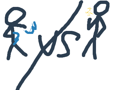 blue vs yellow