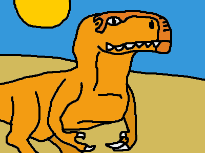 Desert raptor