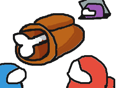 Who left a chunk of meat here?