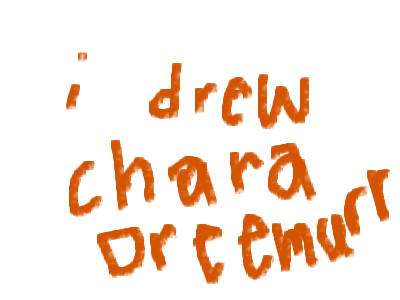I drew chara dreemurr