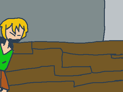 Shaggy using 2% of his power fighting scene