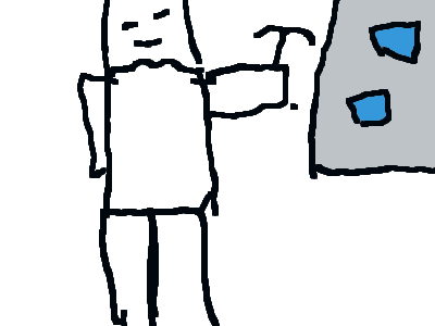 me playing minecraft onlign