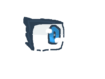 lol i tried to do an anime eye (INSPIRED)