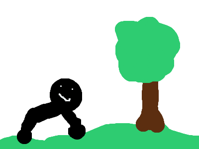 my best to draw a gorilla