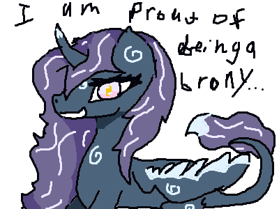 im proud of being a furry/brony