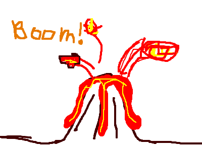 volcano to the rescue