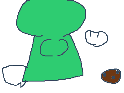 lil when she drops her cookie