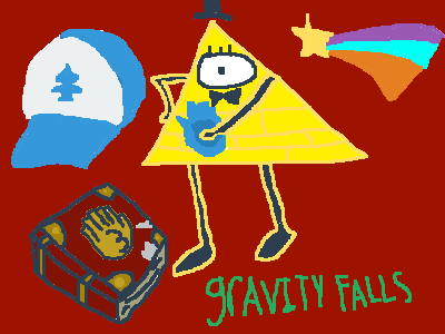 Gravity falls! I need to practice my drawing badly