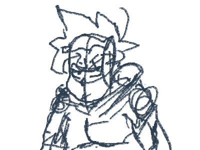 Sketches look so much better than line art