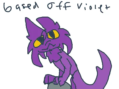 Gift, Violet as my oc