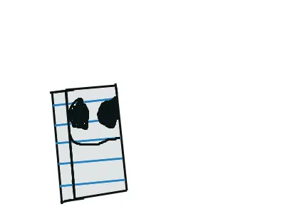 <Early paper erasers training spearpencil>