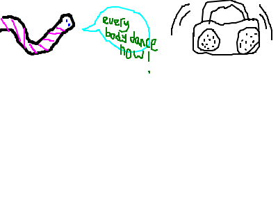 dance time with Mr wormy YO!!!