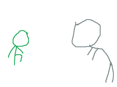 slime kid vs stone guard