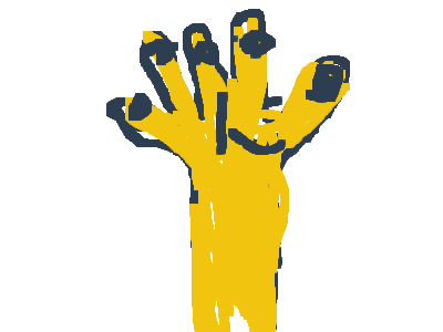 a hand (i cant even draw one)