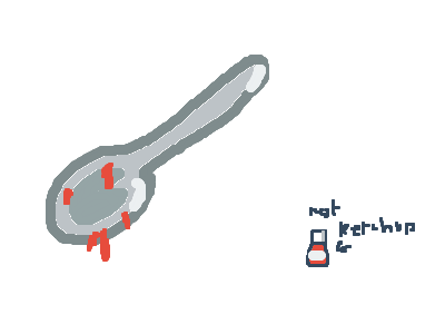 Deadly spoon gonna give you nightmares