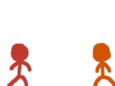 who won red or orange or ????