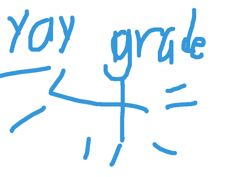 YAY IM GRADE FOUR