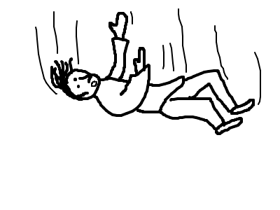 Dancing Falling Man