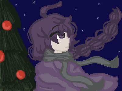 kind of Christmassy oc drawing