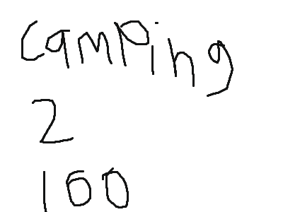 I won on camping 2 OMG