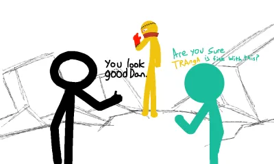 TRAgan but he's aura farming