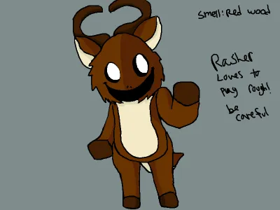 Hugging critters #4 Rasher the reindeer