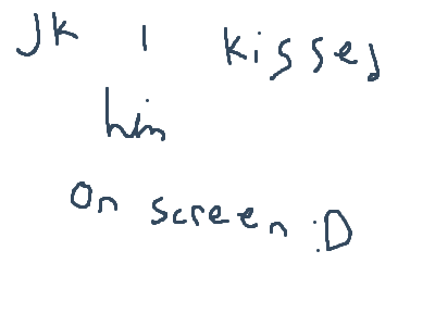 I KISSED PURPLE GUY