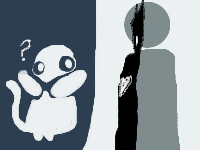 Scary kitty and helper virus