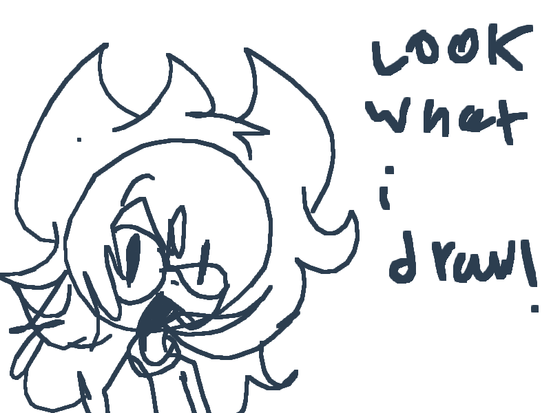 Me be thinking im good at drawing