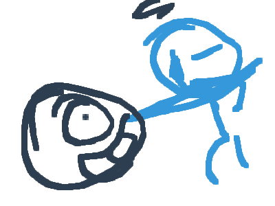 shooting you weirdo xD