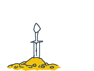 The holy sword of power