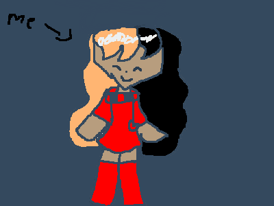 Me without the ponytail