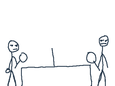 epic ping pong battle!!