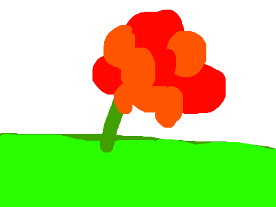 I tried to draw a flower