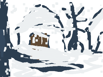 snowy cabins (for compitition)