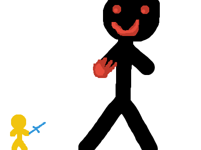 The battle against a giant