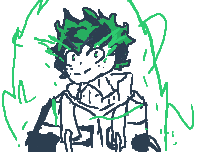 midoriya drawing
