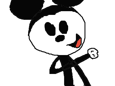 Hot Dog!!!!!!! Says Mickey