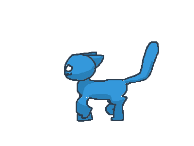 walk cycle again... UwU (TheBlueCat)