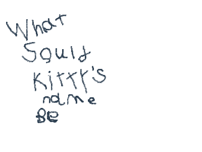 what should kitty's name be?|