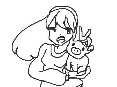 Mable and waddles w.I.p.